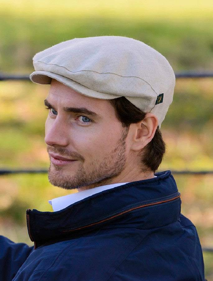 Irish Linen Flat Cap Natural Mucros Weavers – Weavers of Ireland