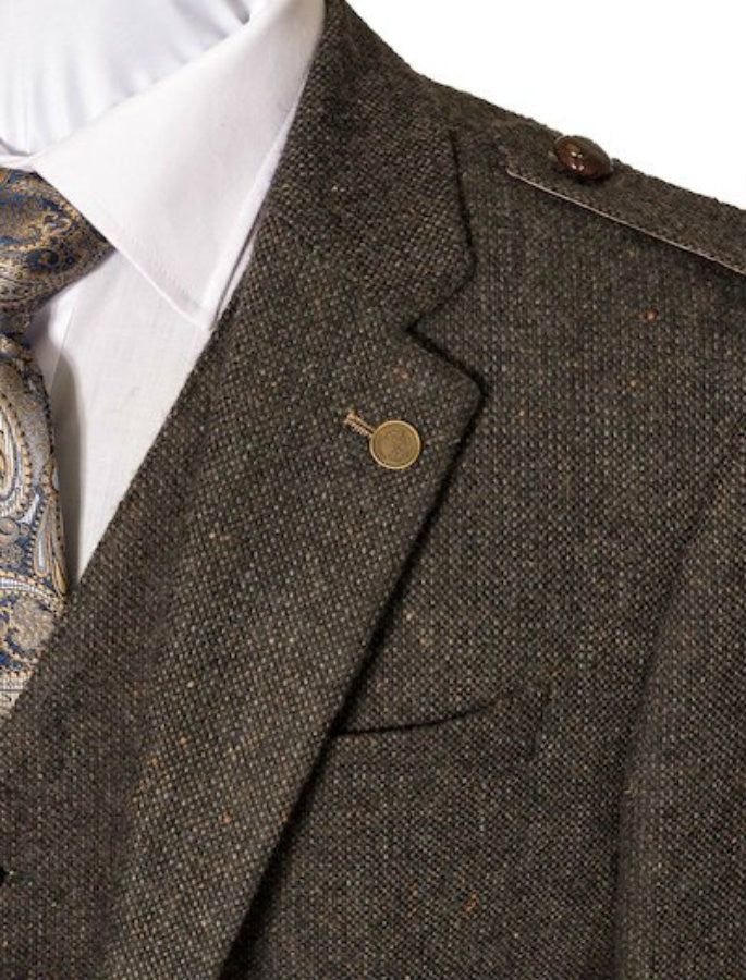 Oscar Wilde Tweed Brown Jacket
