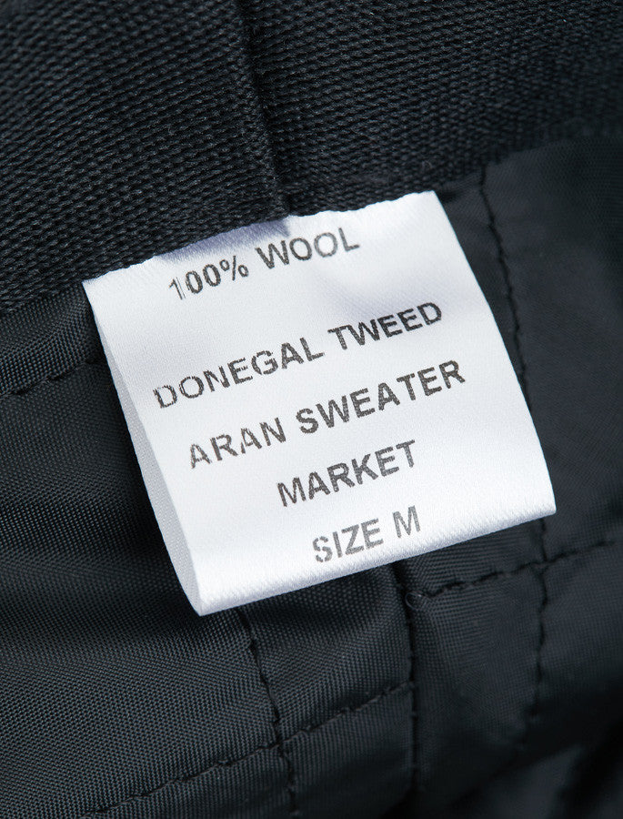 Donegal Tweed 8 Piece Panel Cap - Label