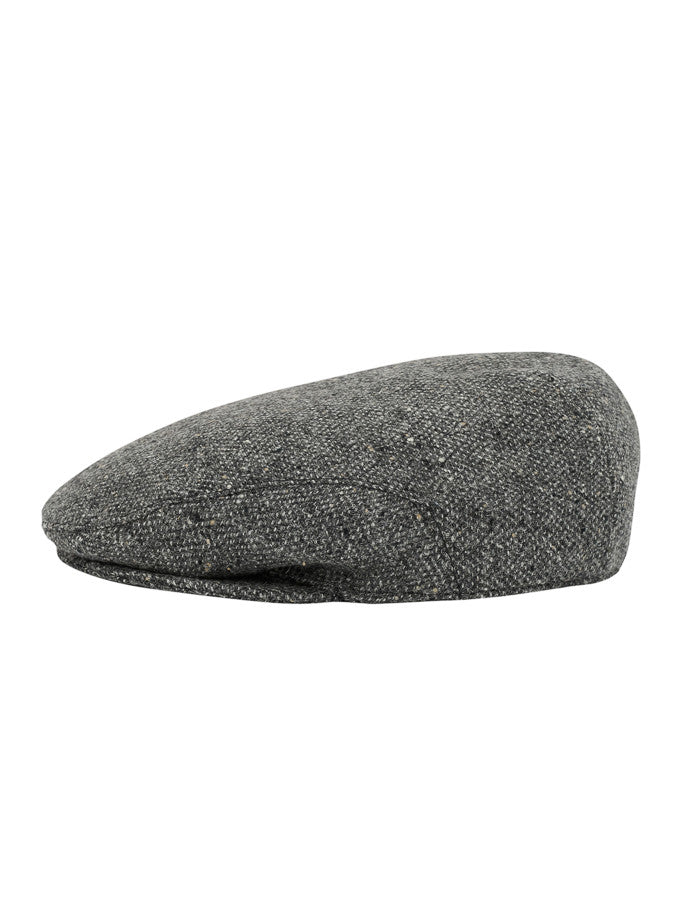 Donegal Tweed Flat Cap - Light Grey
