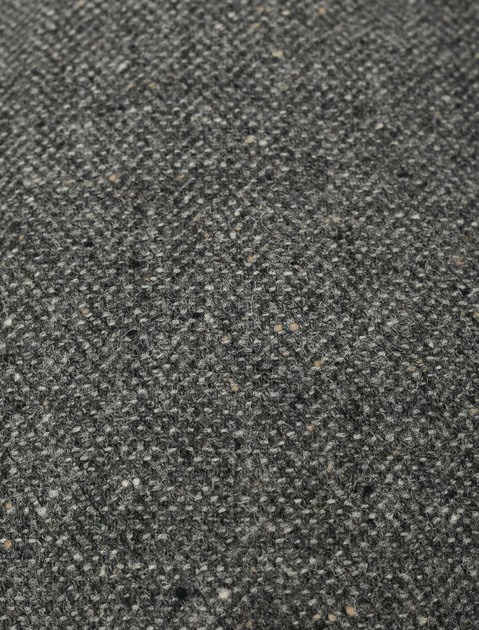 Donegal Tweed Flat Cap - Navy Fleck