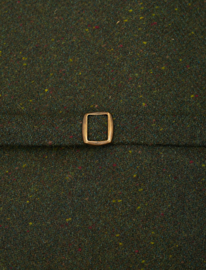 Donegal Tweed Waistcoat - Green Fleck