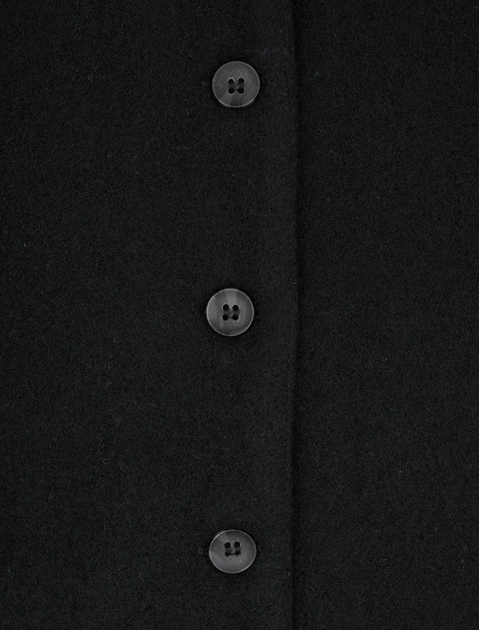 Aran Island Melton Waistcoat - Black