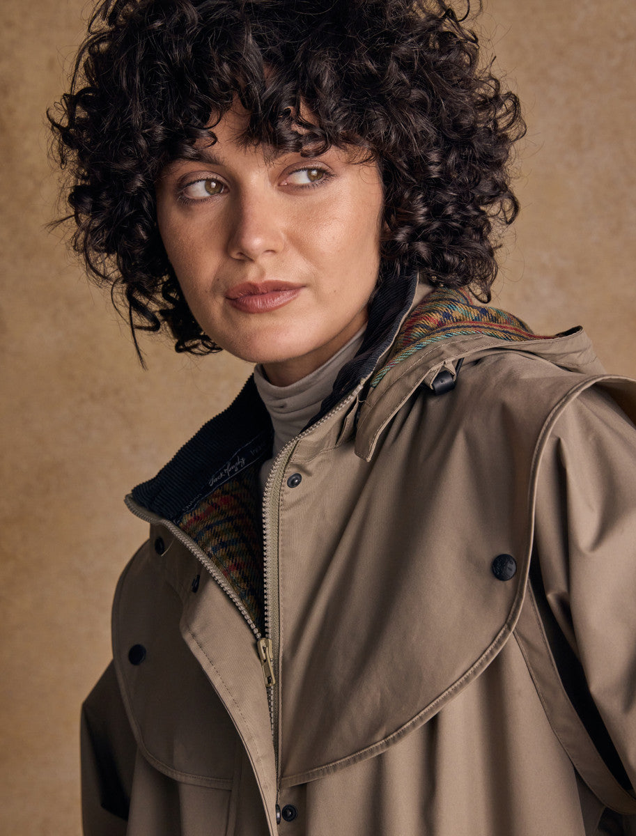 Jack Murphy Donegal Ladies Waterproof Full Length Coat - Chinchilla