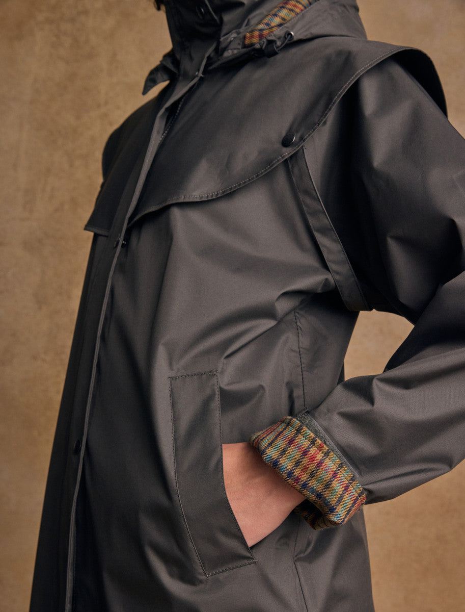 Jack Murphy Donegal Ladies Waterproof Full Length Coat -Olive