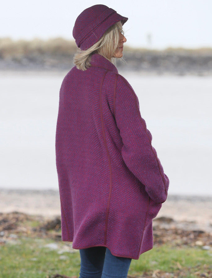 Maureen Tweed Coat - Twill Mauve