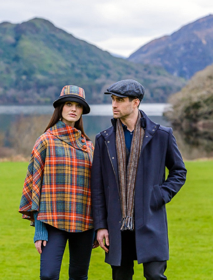 Mucros Poncho - Summer Plaid