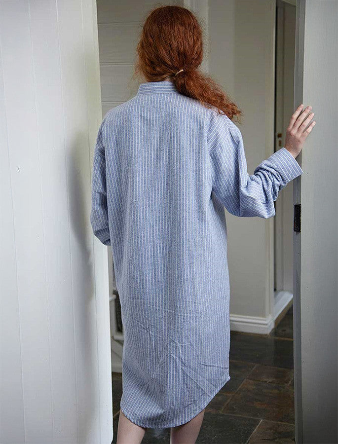 Ladies Cotton Flannel Nightshirt - Blarney Stone