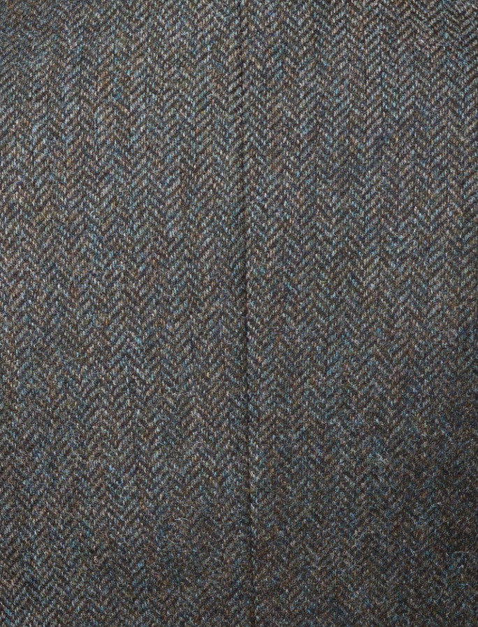 Niamh Tweed Blazer – Olive Teal Herringbone
