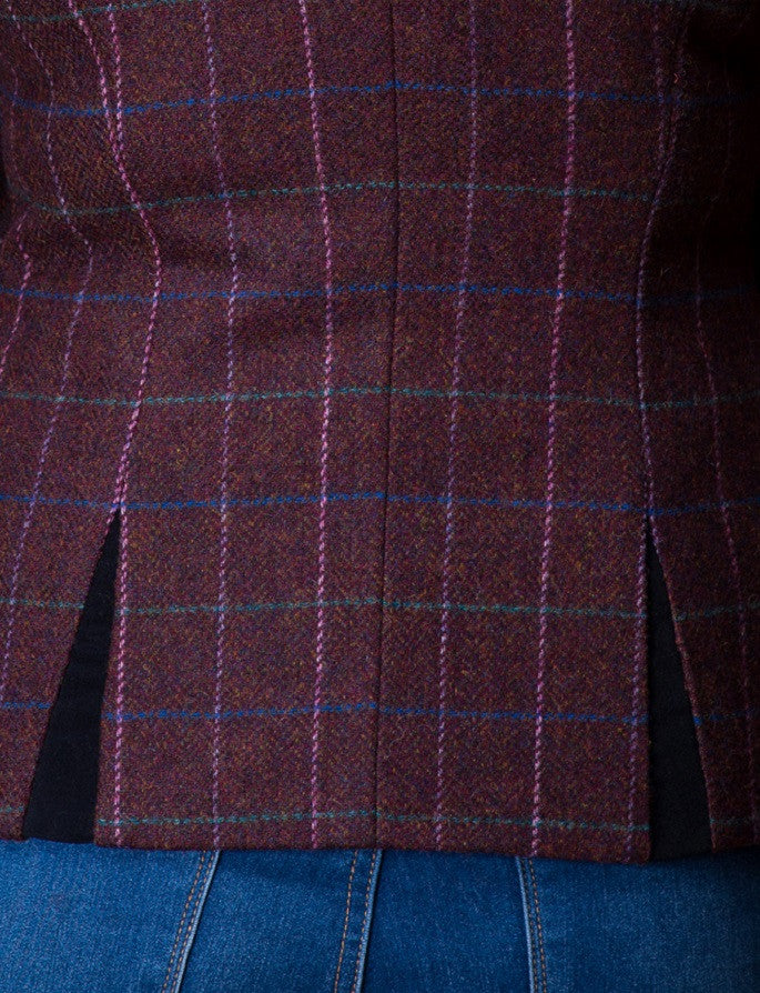 Niamh Tweed Blazer – Winter Berry