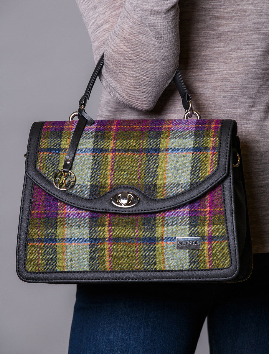 Orla Tweed Bag - Multi Vernal Plaid