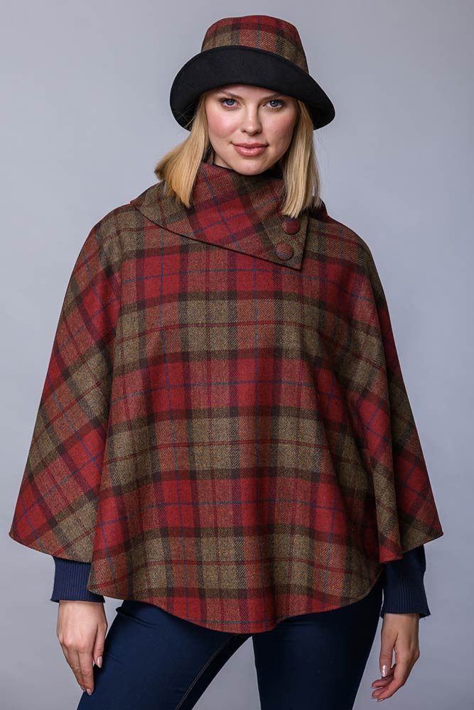 Mucros Tweed Poncho - 207