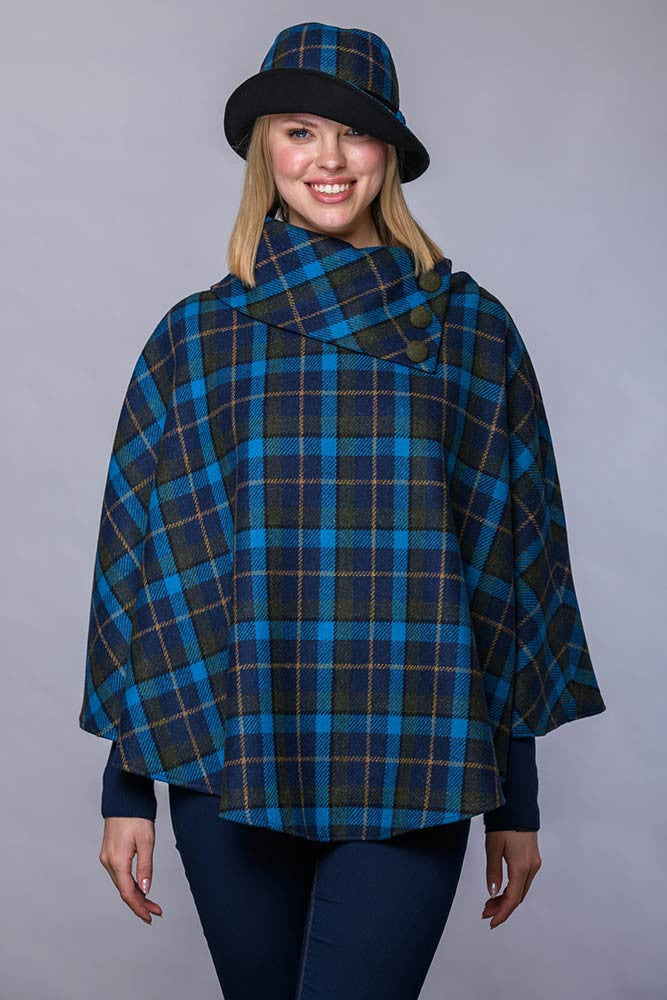 Mucros Tweed Poncho - 404