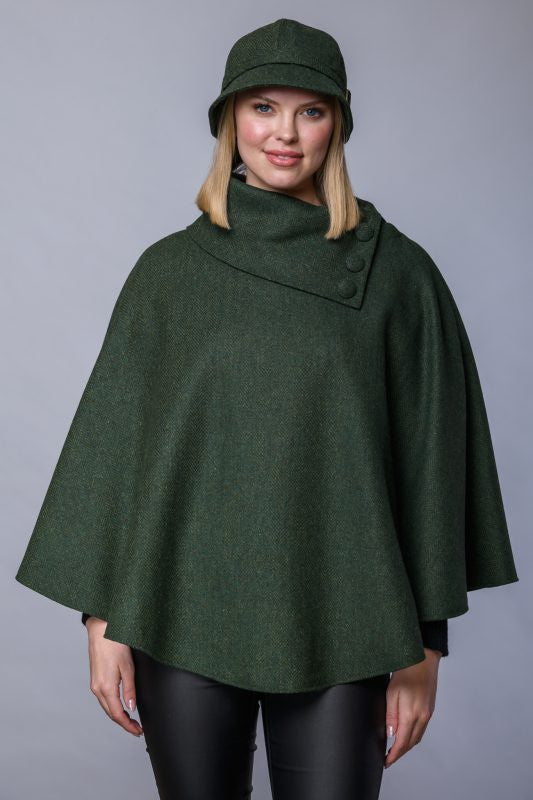 Mucros Tweed Poncho
