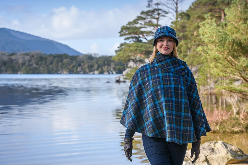 Mucros Tweed Poncho - 404