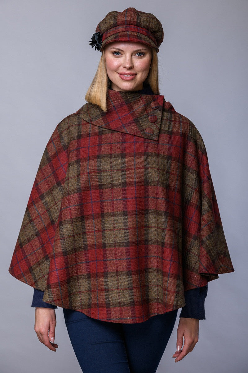 Mucros Tweed Poncho - 207
