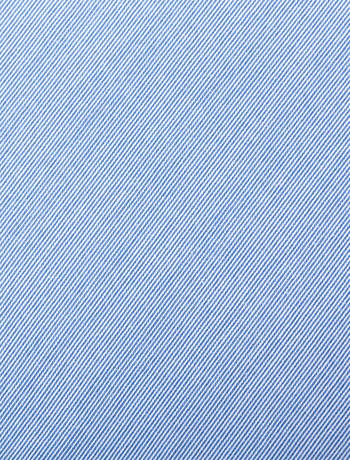 Grandfather Shirt - Blue Pin Stripes - Unisex