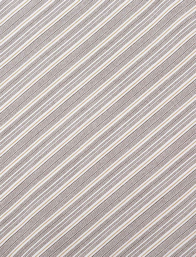 Grandfather Shirt - Grey Stripe