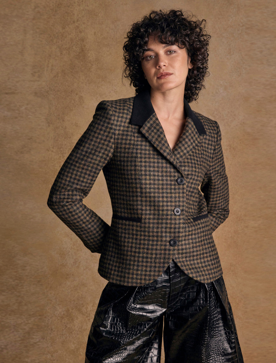 Sasha Tweed Blazer - Earth Check