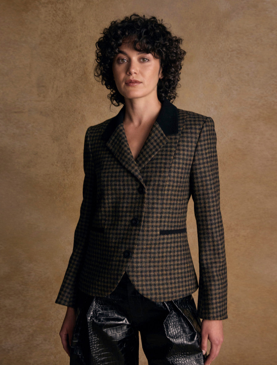Sasha Tweed Blazer - Earth Check