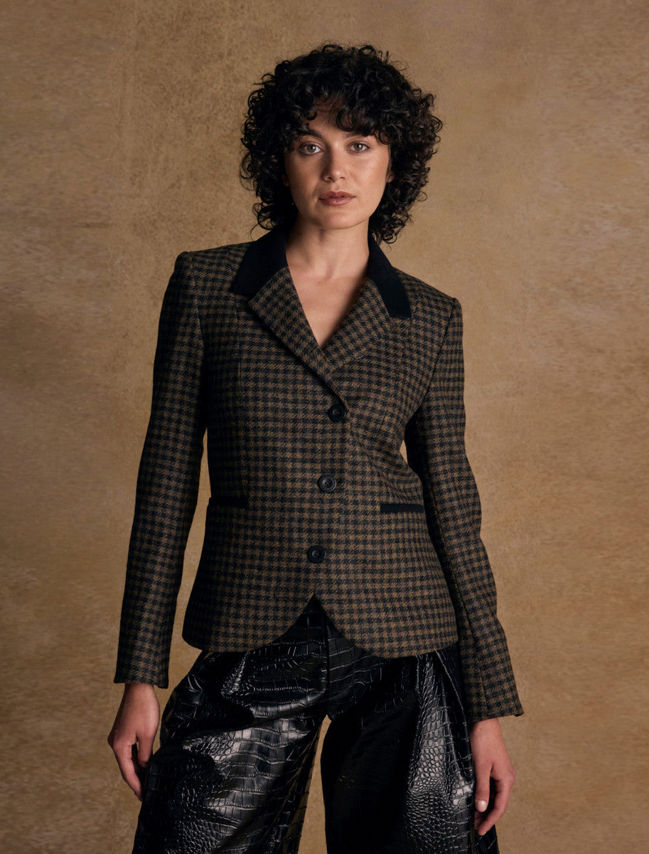 Sasha Tweed Blazer - Earth Check