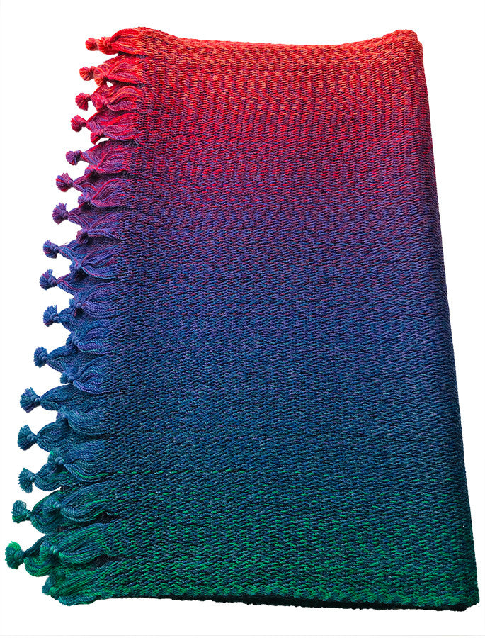 Extra Fine Merino Cosmo Scarf - Rainbow