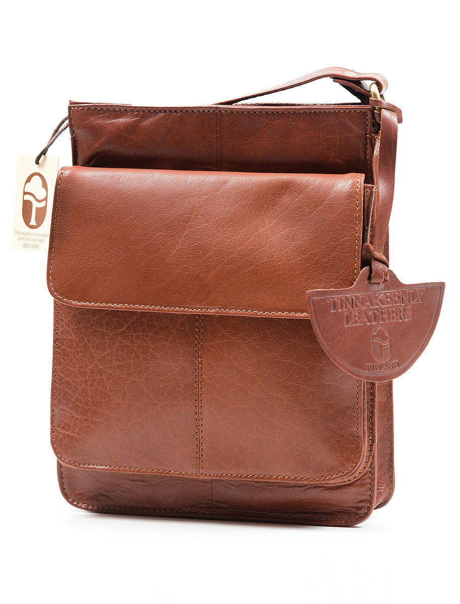 Irish Leather Sling Bag - Tan