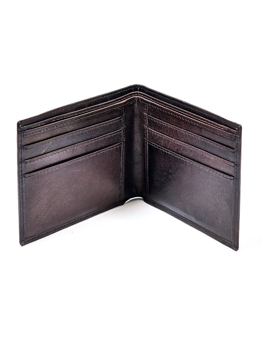 Mens Irish Leather Wallet - Brown