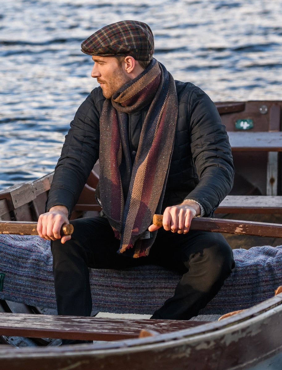 Trinity Tweed Flat Cap - Tartan Check