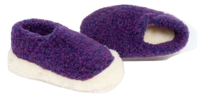 Merino Wool Slipper - Violet