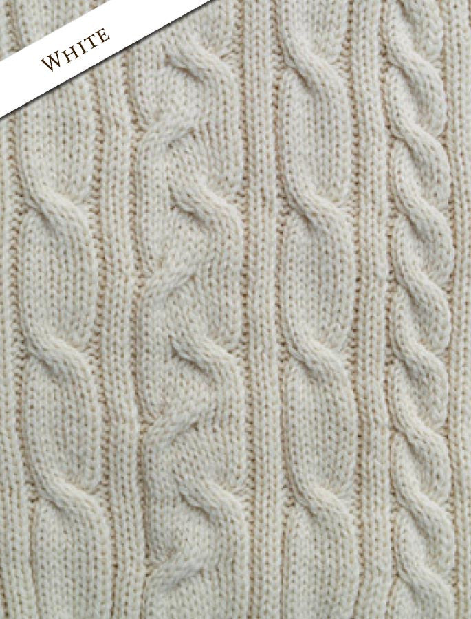 Hooded Scarf Shawl - Natural White