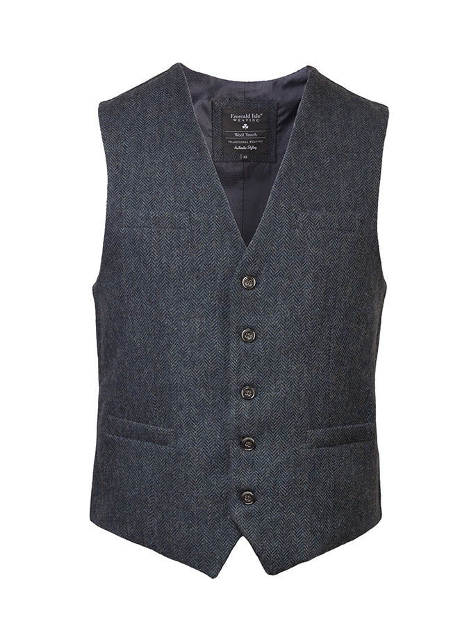 Emerald Waistcoat - Navy
