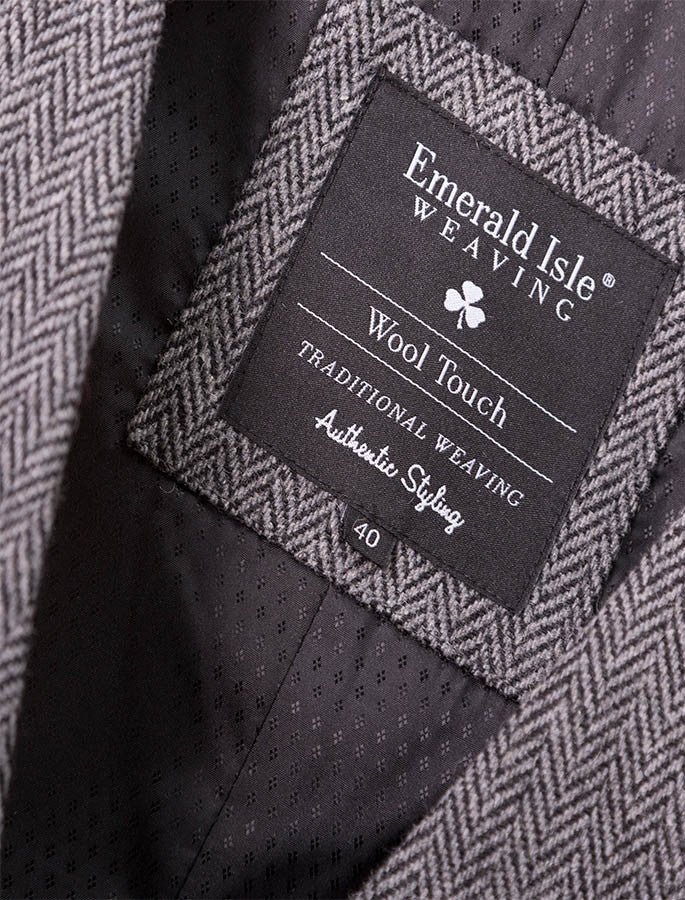 Emerald Isle Weaving label
