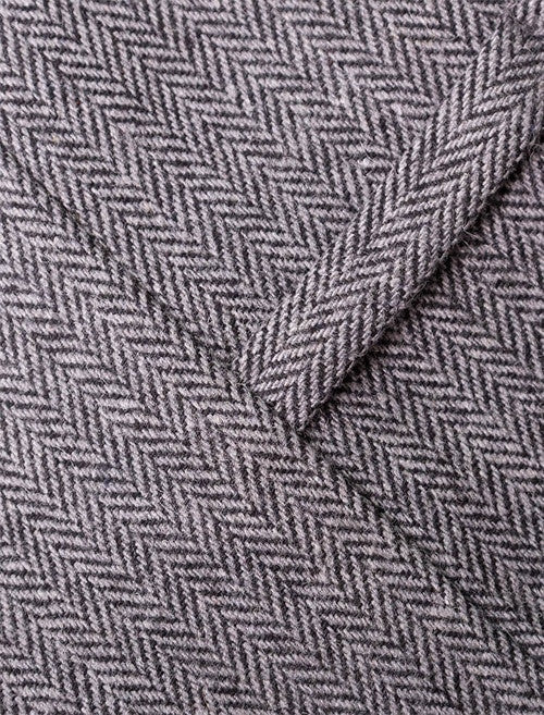 Grey Tweed Herringbone Irish Waistcoat