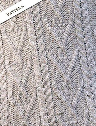 Pattern Detail of Buttoned Merino Wool Sweater