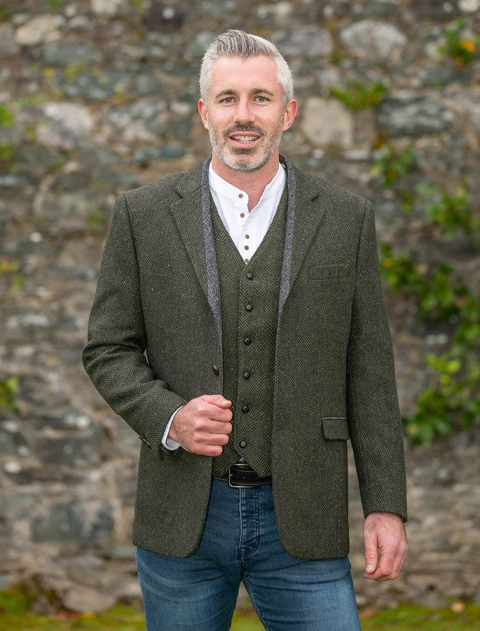 Casement Green Classic Fit Tweed Jacket – Weavers of Ireland