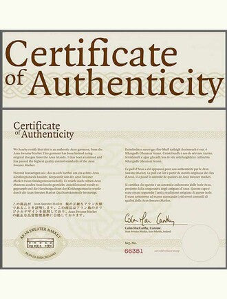 Certificate of Authenticity