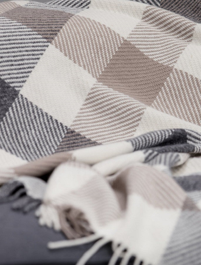 Merino Throw - Classic Check