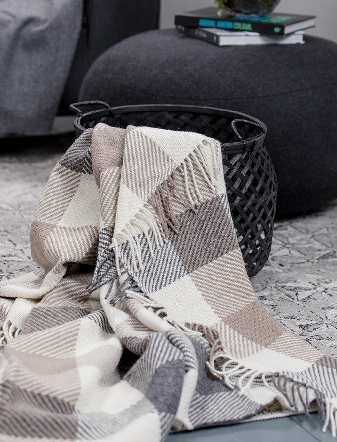 Merino Throw - Classic Check