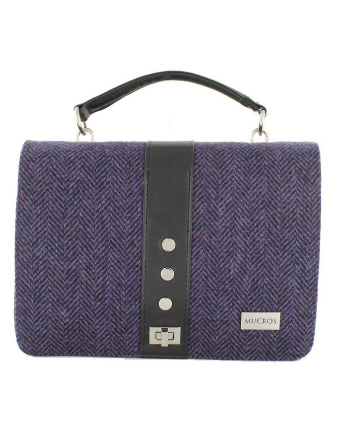 Fiona Tweed Bag - Dark Purple