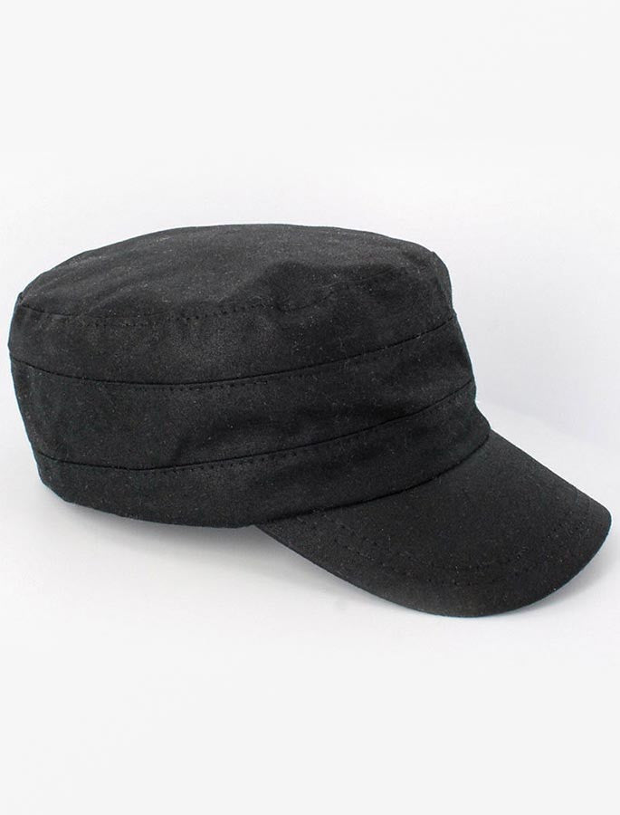 Fisherman Waxed Cap - Black