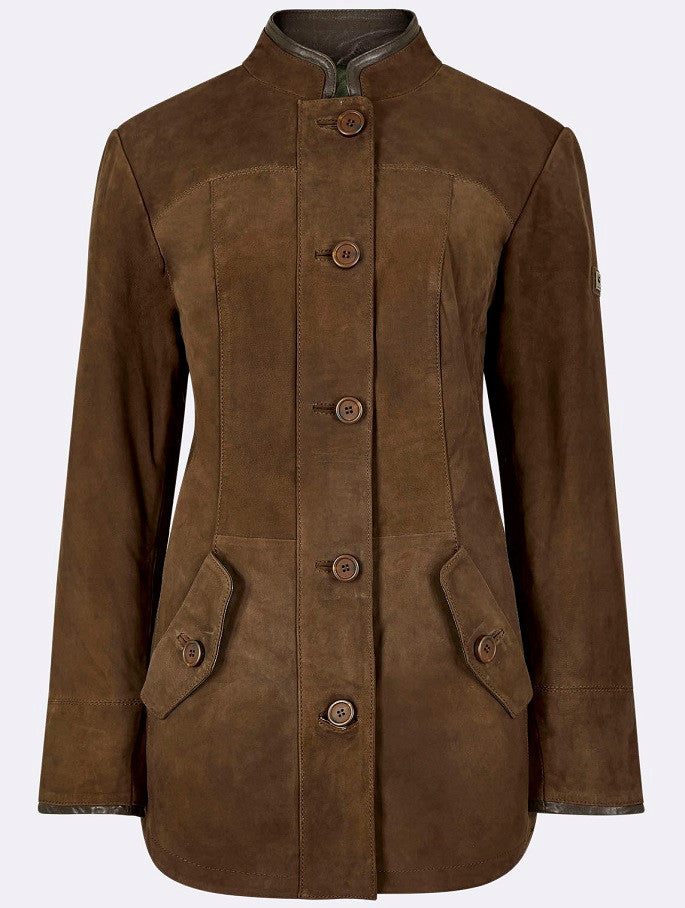 Luxury Joyce Leather Jacket - Walnut