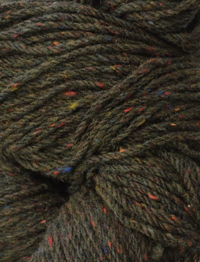 Aran Wool Knitting Hanks - Moss Green