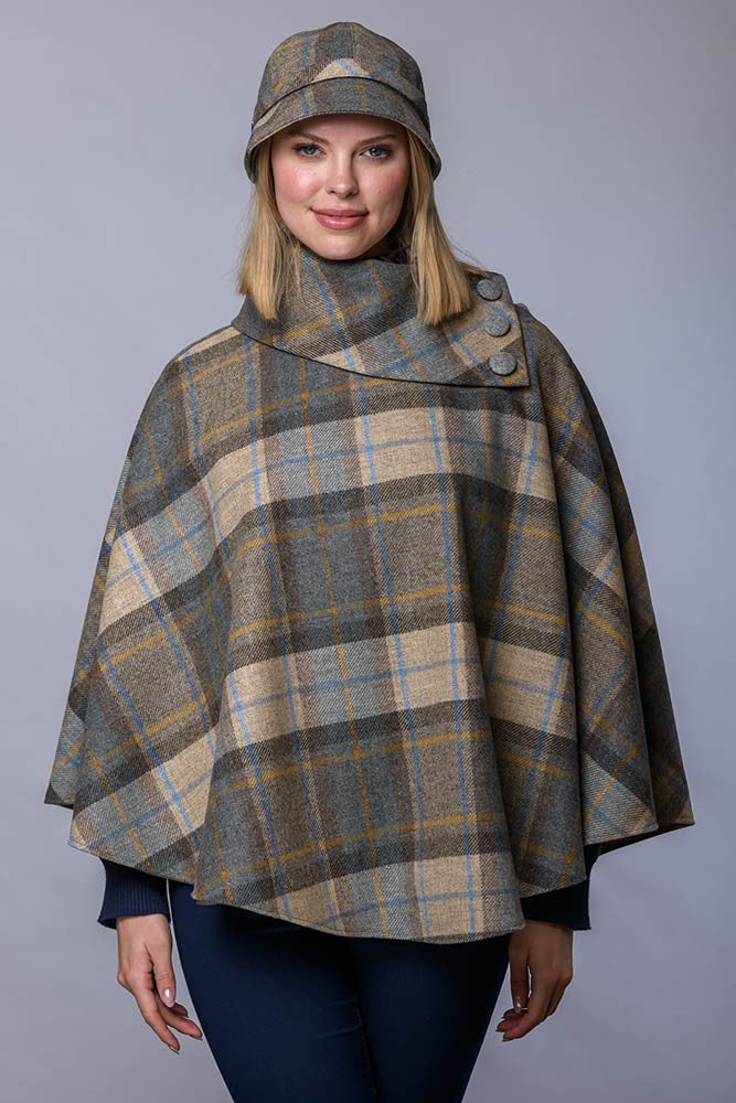 Mucros Tweed Poncho - 97