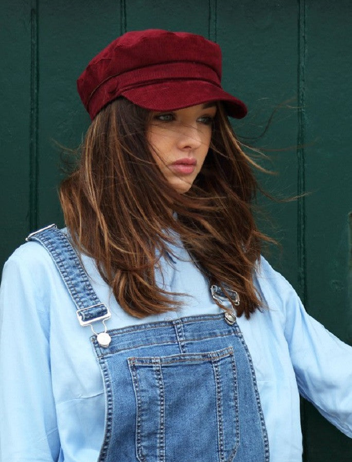 Wild Atlantic Skipper Cap- Wine