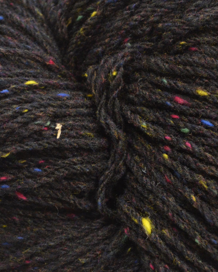 Aran Wool Knitting Hanks - Turf Mix