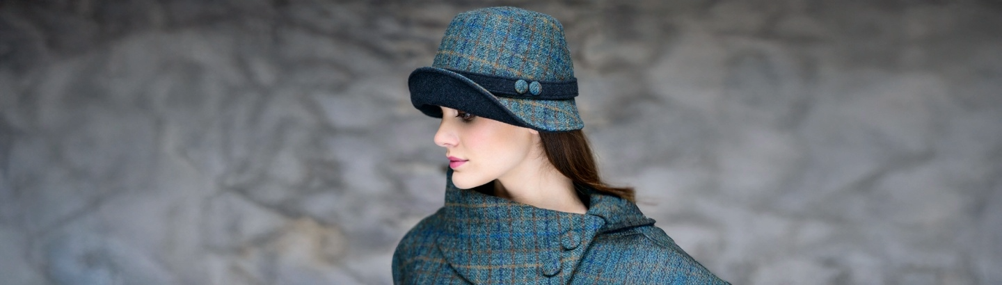 Women's Tweed Hats