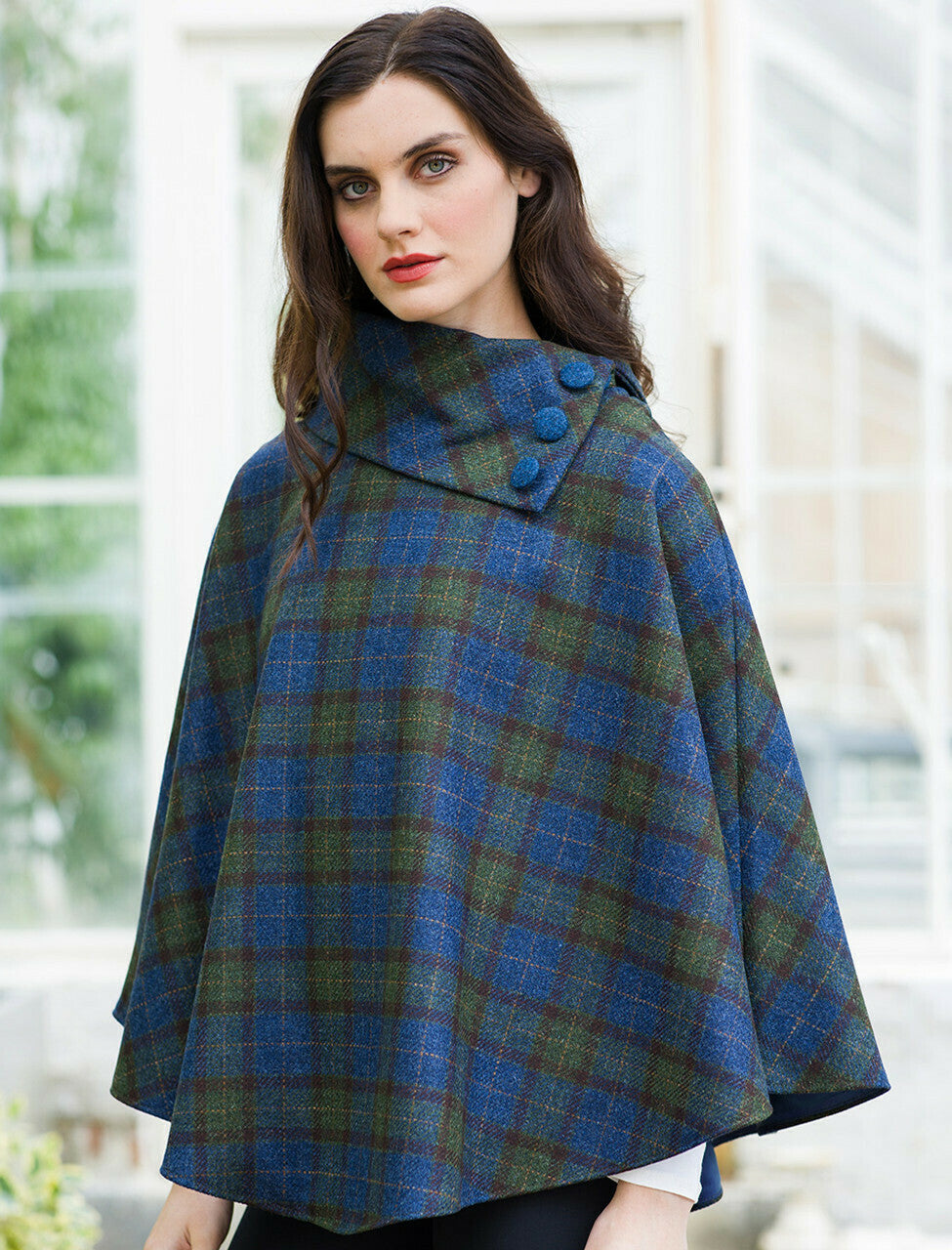 Blue Green &amp; Wine Plaid