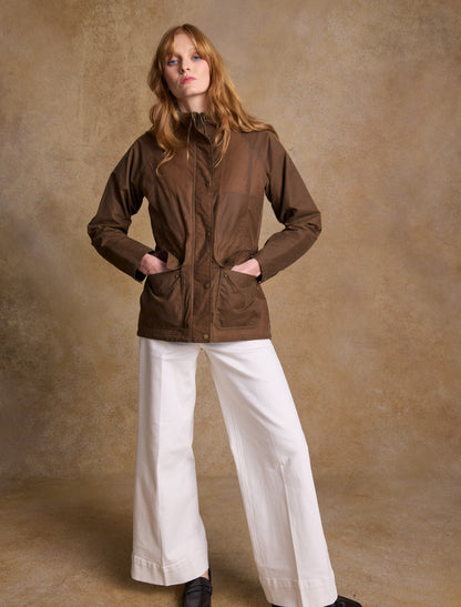 Sally Ladies Waterproof Jacket - Tan 