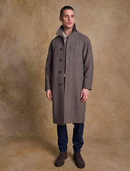 Sean Tweed Overcoat - Donegal Ochre 